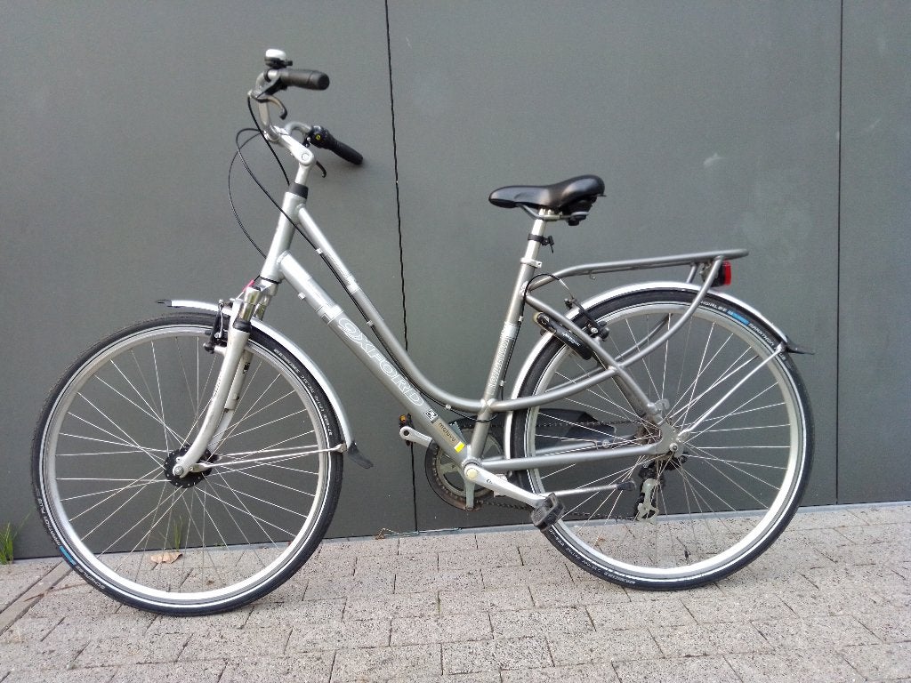Damesfiets OXFORD, Ophalen, Gebruikt, Velgrem, (Extra) lage instap