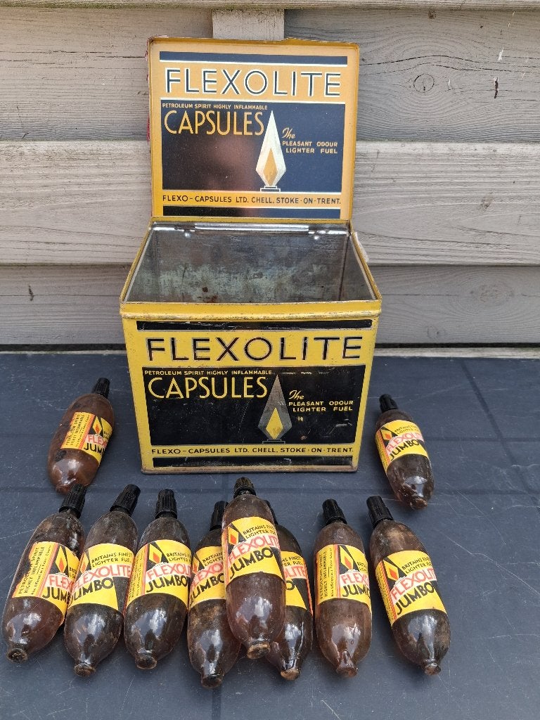 FLEXOLITE...capsules aanstekers jaren 40-50.., Verzamelen, Ophalen of Verzenden, Zo goed als nieuw, Gebruiksvoorwerp