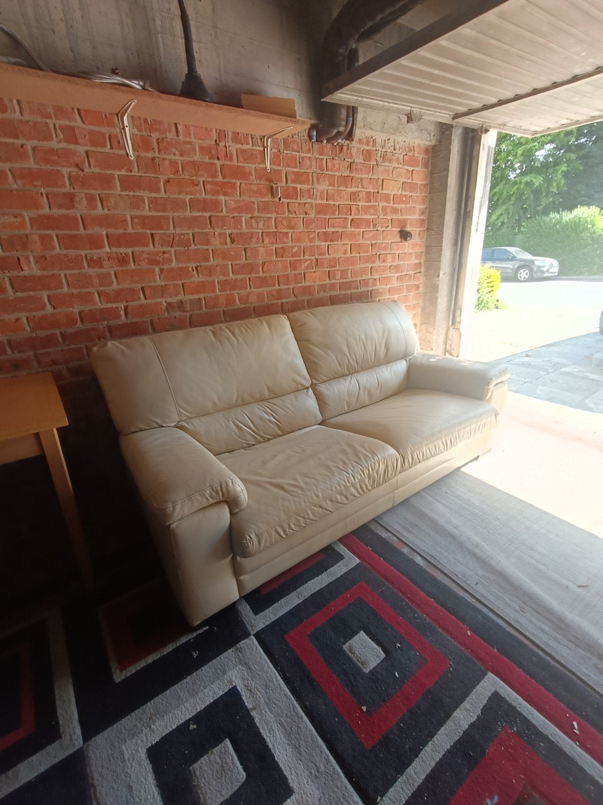 Sofa Châteaux d'Ax Click Clack leer, Ophalen