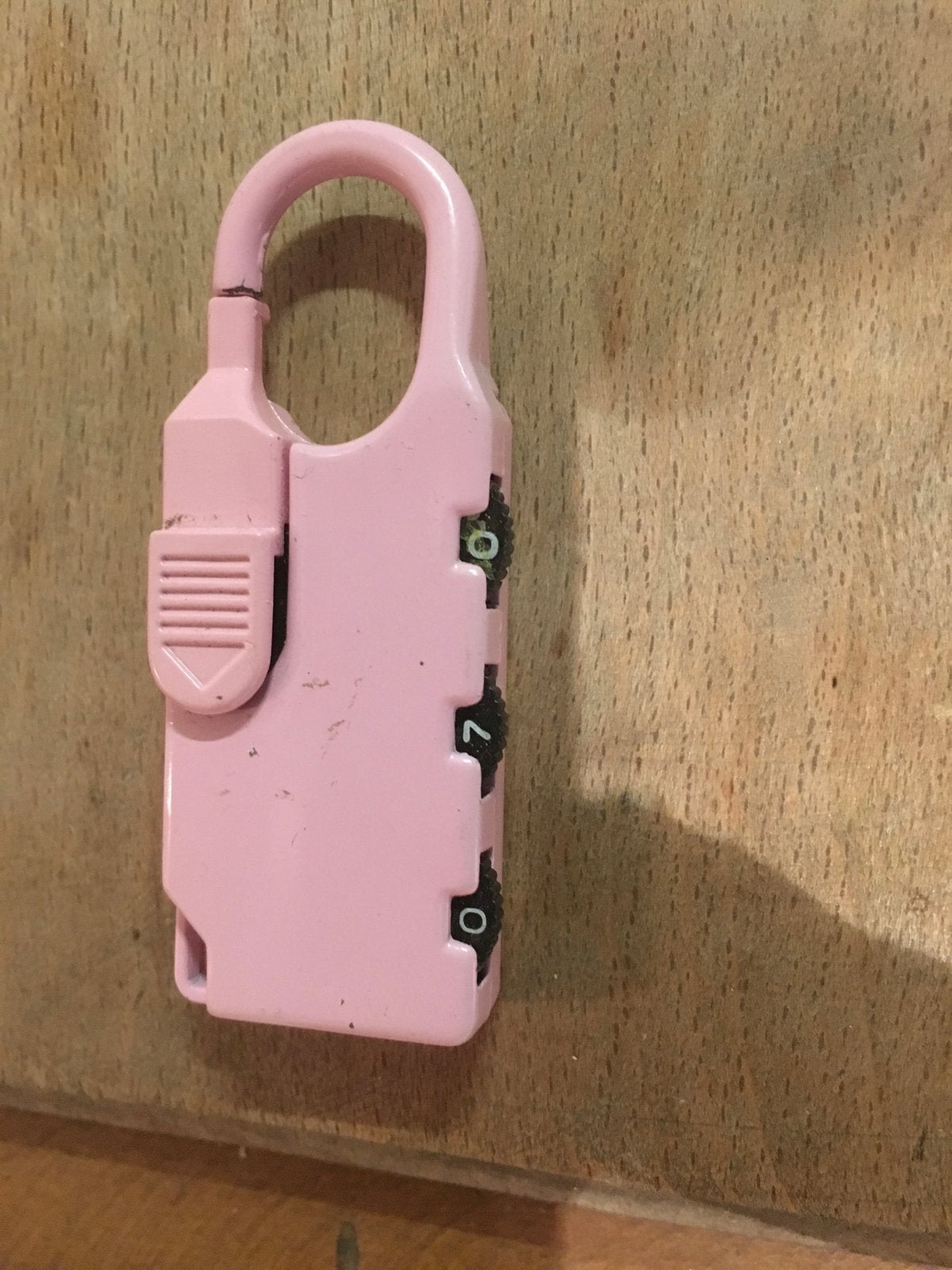Roze metalen cijferslot, Ophalen, Gebruikt, Overige typen