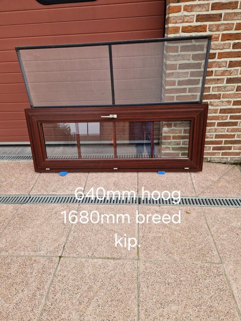 Pvc ramen dubbel glas, uitzicht reranti, Ophalen