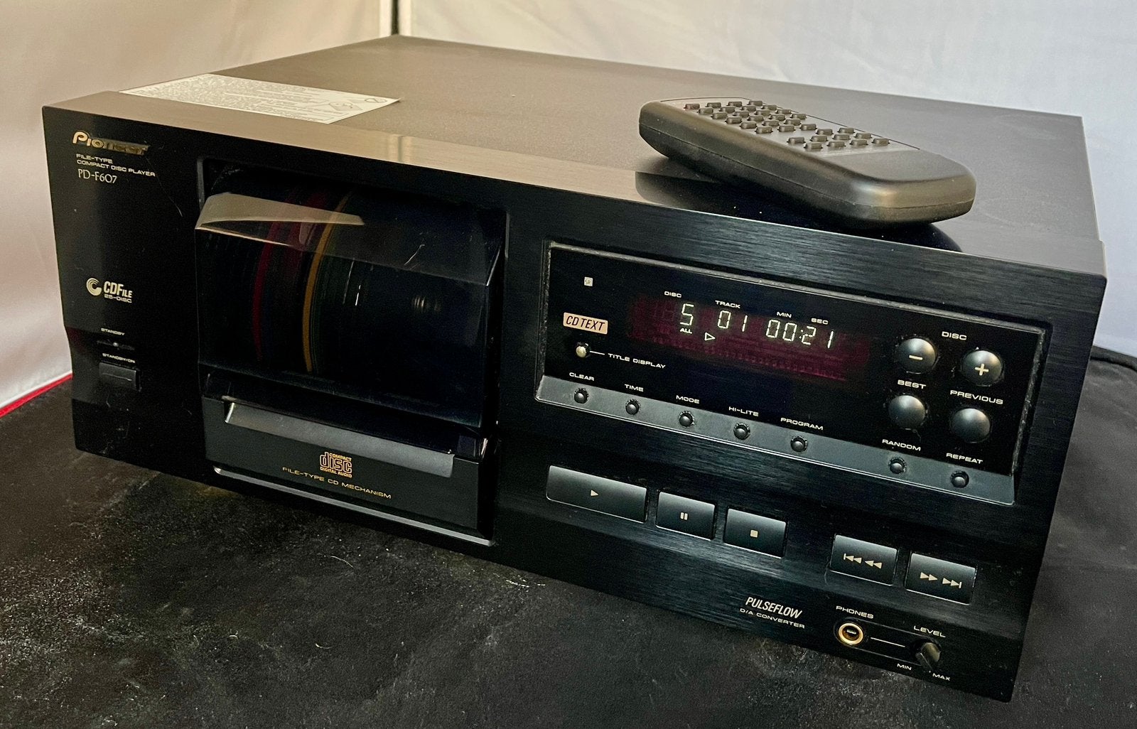 Pioneer PD-F607 - 25-CD speler - Met Afstandsbediening !, Enlèvement, Comme neuf, Pioneer, Changeur