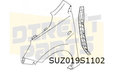 Suzuki Celerio (11/14-12/20) voorscherm Rechts Origineel! 57, -, Verzenden, -, Nieuw