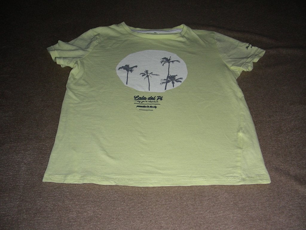 Geel t-shirt, Kidz Nation, maat 128, 8 jaar, Ophalen of Verzenden, Zo goed als nieuw, Shirt of Longsleeve, Jongen