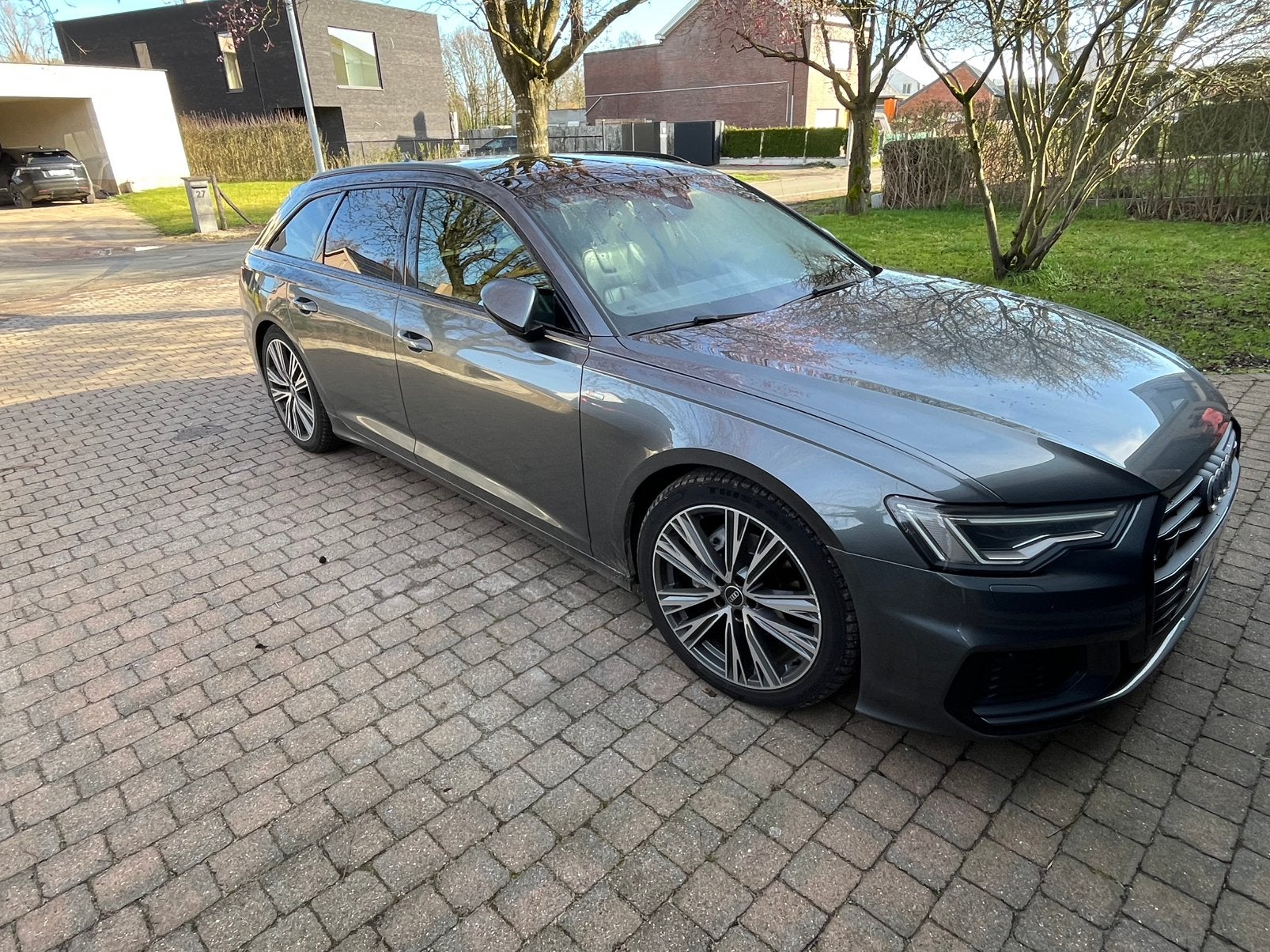 Audi A6 avant sport, Auto's, Leder, 5 deurs, Particulier, Zilver of Grijs