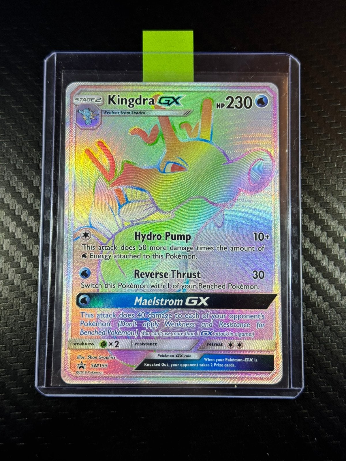 Kingdra GX | Étrange | Rare secrète | 2018 | #SM155, Envoi, Comme neuf, Cartes en vrac