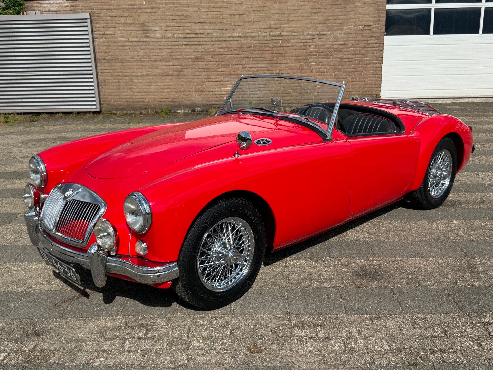MG A Benzine / LPG 1958 nette staat MGA, Rouge, Achat, Cabriolet, Boîte manuelle