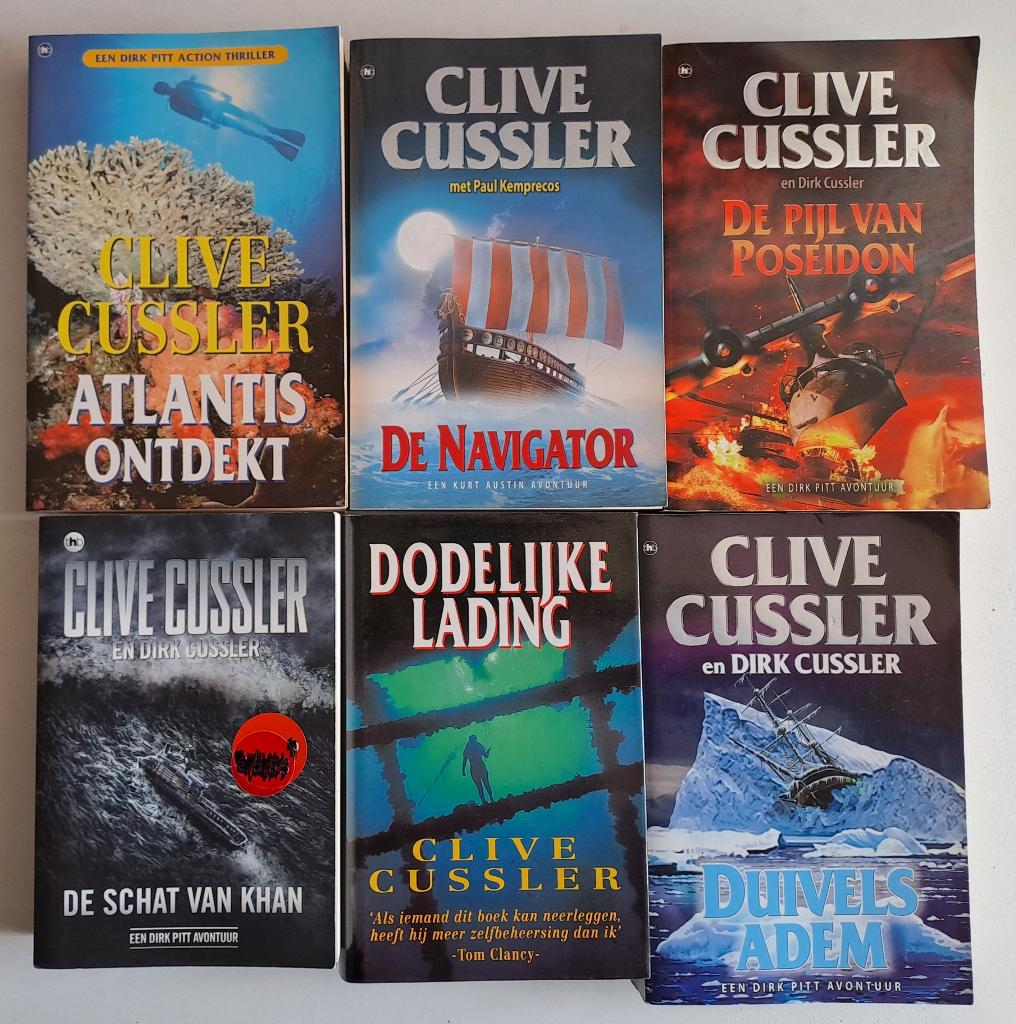 Boeken Clive Cussler, Boeken, Ophalen of Verzenden, Gelezen