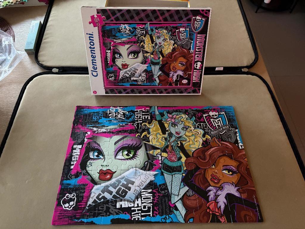 Puzzel Monster High 104 stuks, Ophalen, Meer dan 50 stukjes, Zo goed als nieuw, 6 jaar of ouder