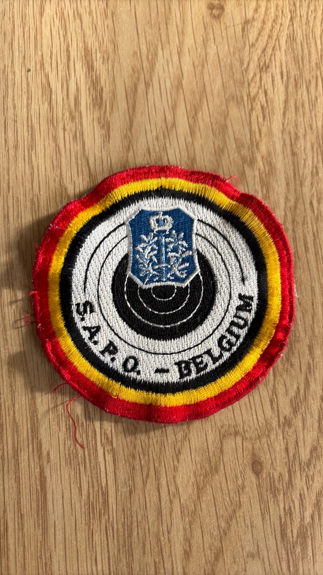 Naaipatch Gemeentepolitie S.A.P.O. Belgium, Ophalen, Overige soorten, Embleem of Badge
