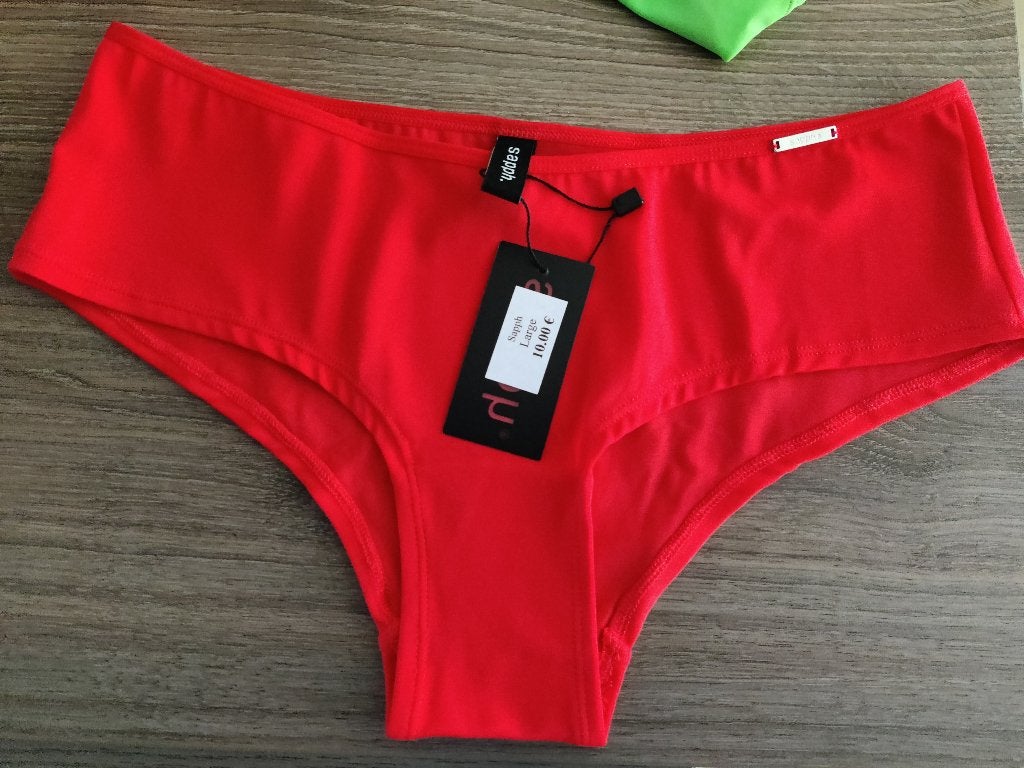 Ondergoed hipster Sapph groen en rood Large NIEUW, Kleding | Dames, Sapph, Ophalen of Verzenden, Rood, Slip