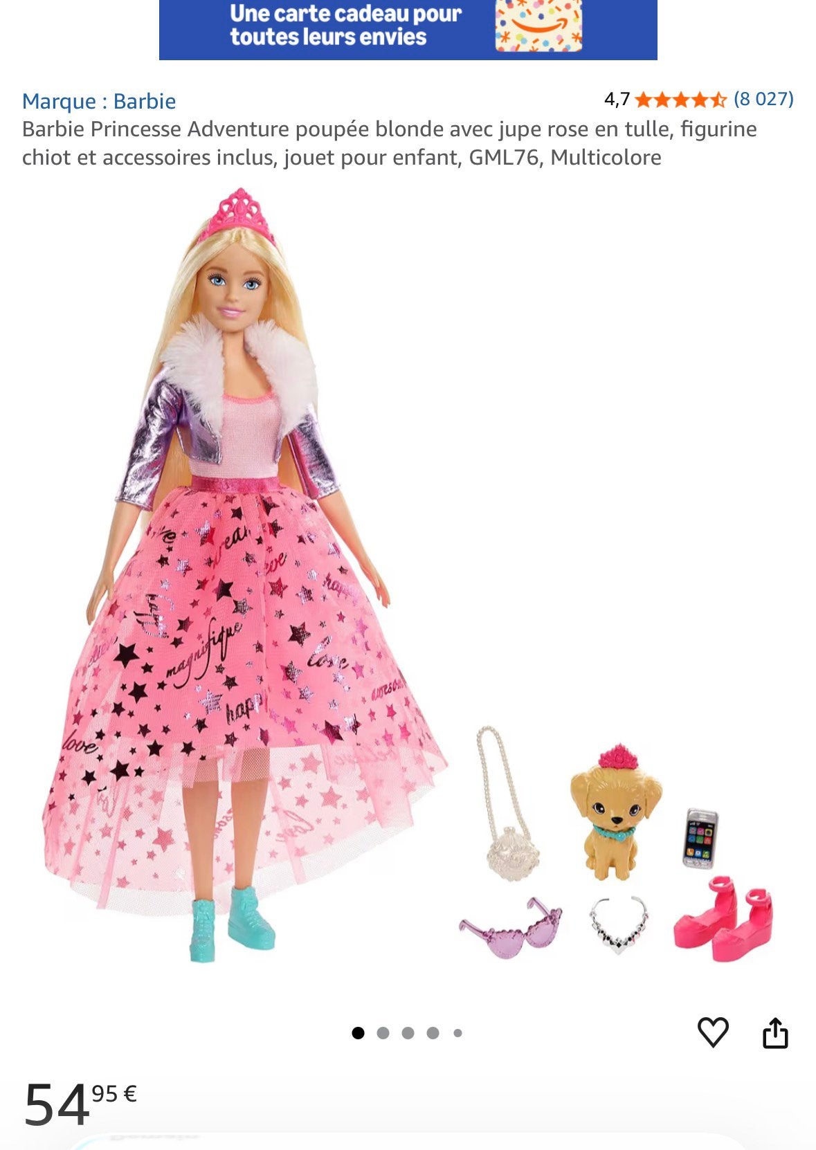 Barbie aventure, Enlèvement, Comme neuf