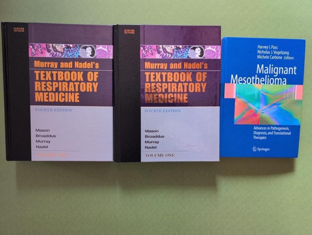 Boeken longziekten asbestkanker mesothelioom pneumologie, Boeken, Wetenschap, Zo goed als nieuw, Overige wetenschappen, Ophalen of Verzenden