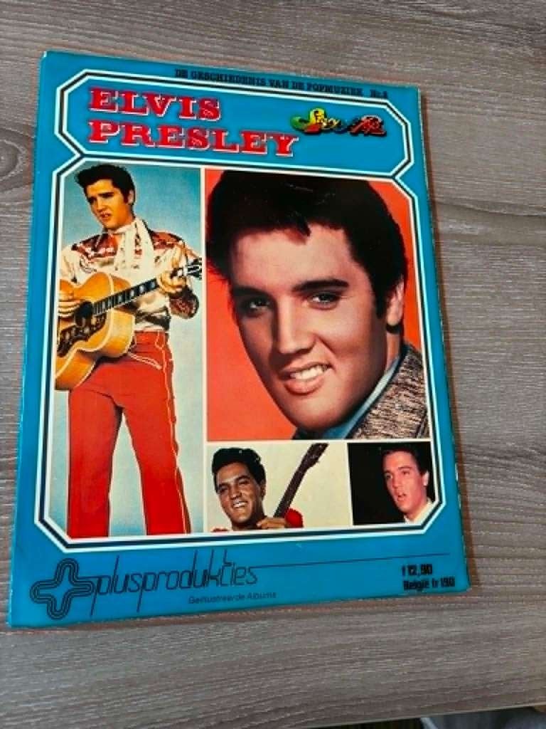 Elvis boek, de geschiedenis van de popmuziek. 5 euro., Livres, Musique, Enlèvement ou Envoi, Comme neuf, Artiste
