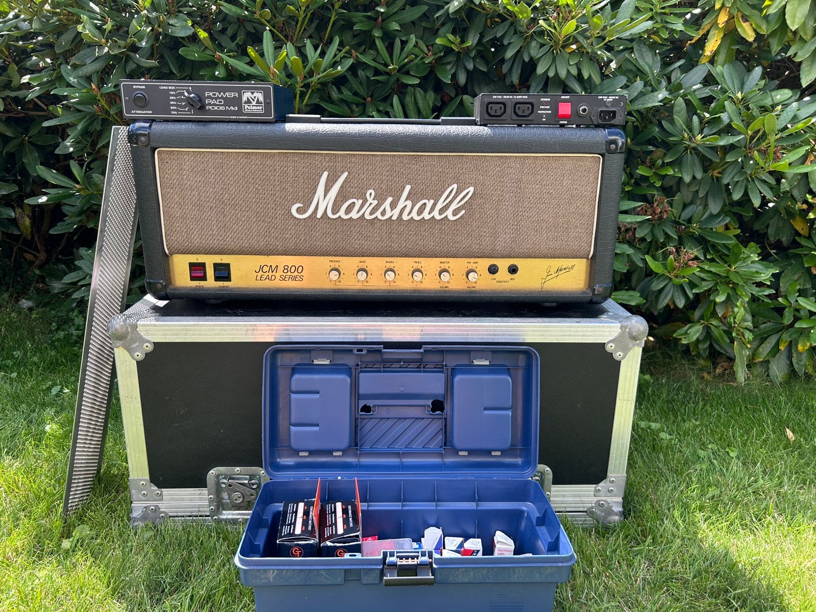Marshall JCM800 2204 + toebehoren, Muziek en Instrumenten, Versterkers | Bas en Gitaar, Ophalen, Zo goed als nieuw, Gitaar, 50 tot 100 watt