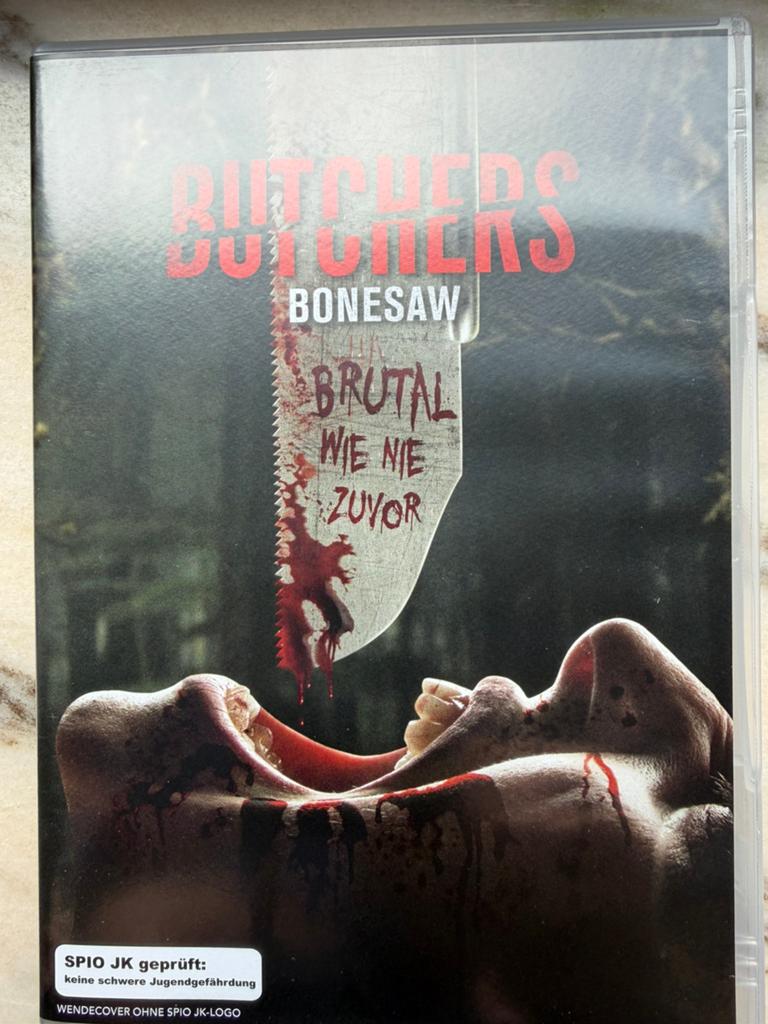 BUTCHERS BONESAW DVD HORROR, Cd's en Dvd's, Dvd's | Horror, Vanaf 16 jaar, Ophalen of Verzenden, Zo goed als nieuw