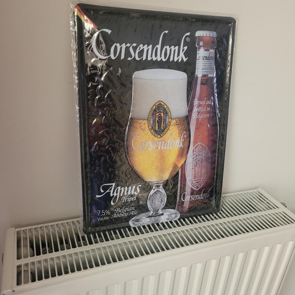 Plaque en métal corsendonk triple, Enlèvement ou Envoi