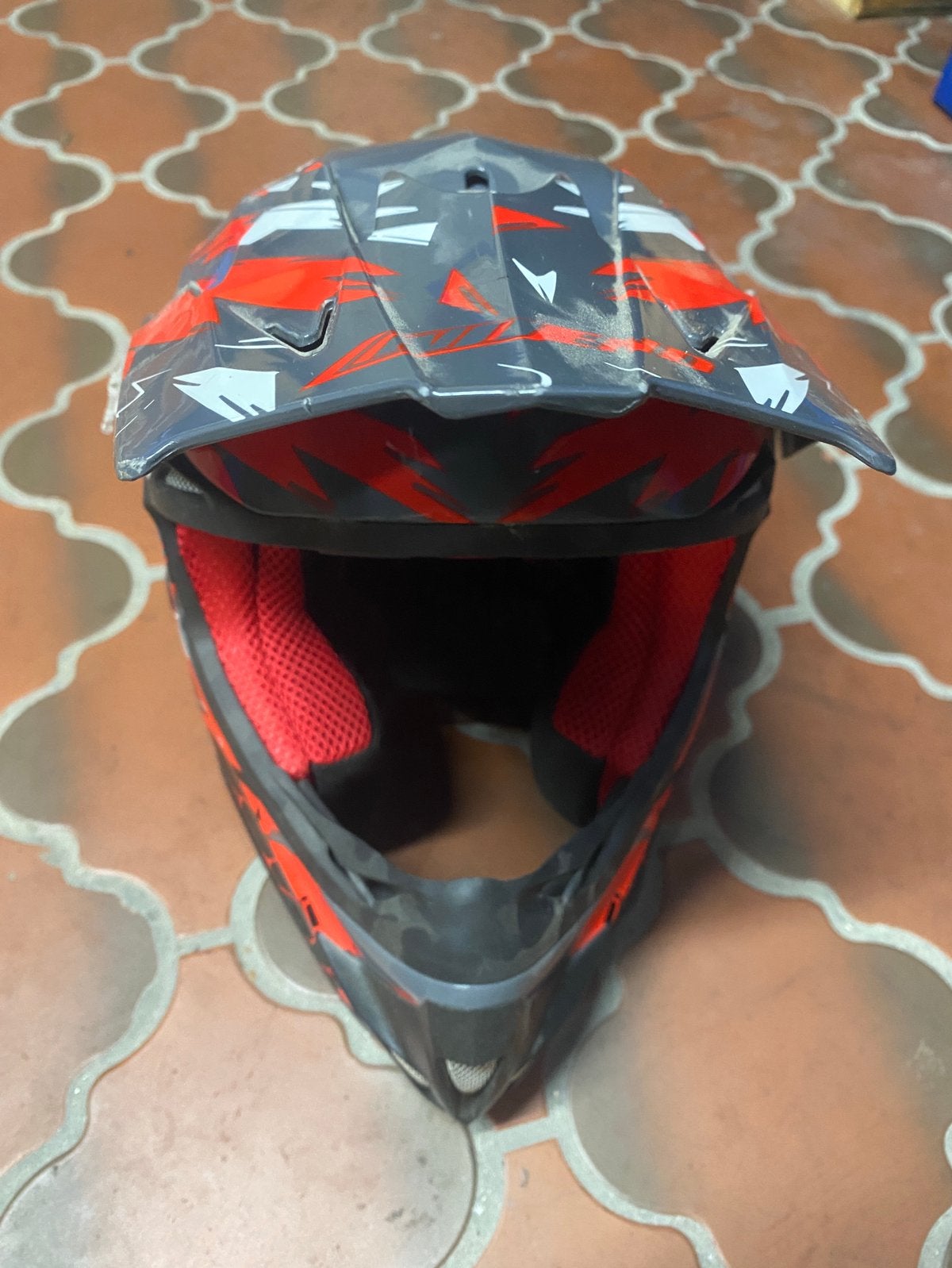 Casque moto cross to end, Enlèvement, Comme neuf