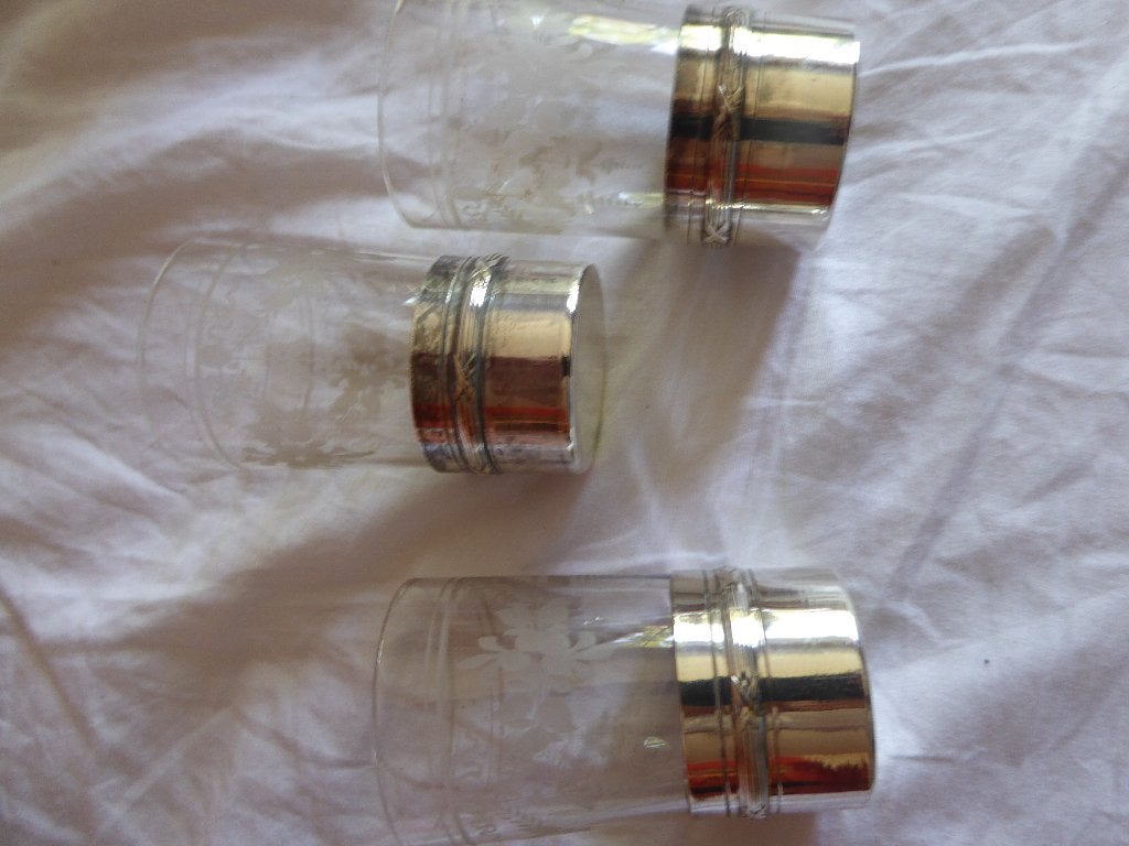 verres à thé anciens, Collections, Enlèvement, Utilisé, Autres types