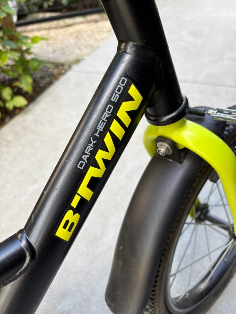 Kinderfiets, Fietsen en Brommers, Ophalen, Zijwieltjes, Gebruikt, B,twin