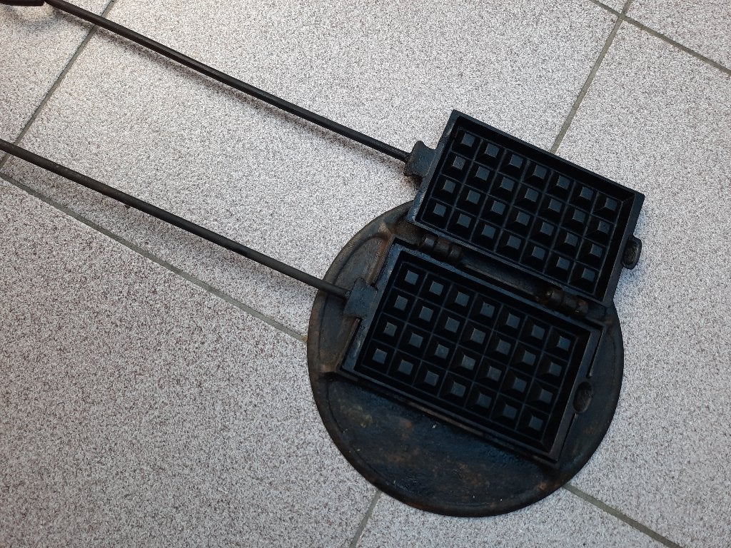 wafelijzer, Ophalen, Gebruikt