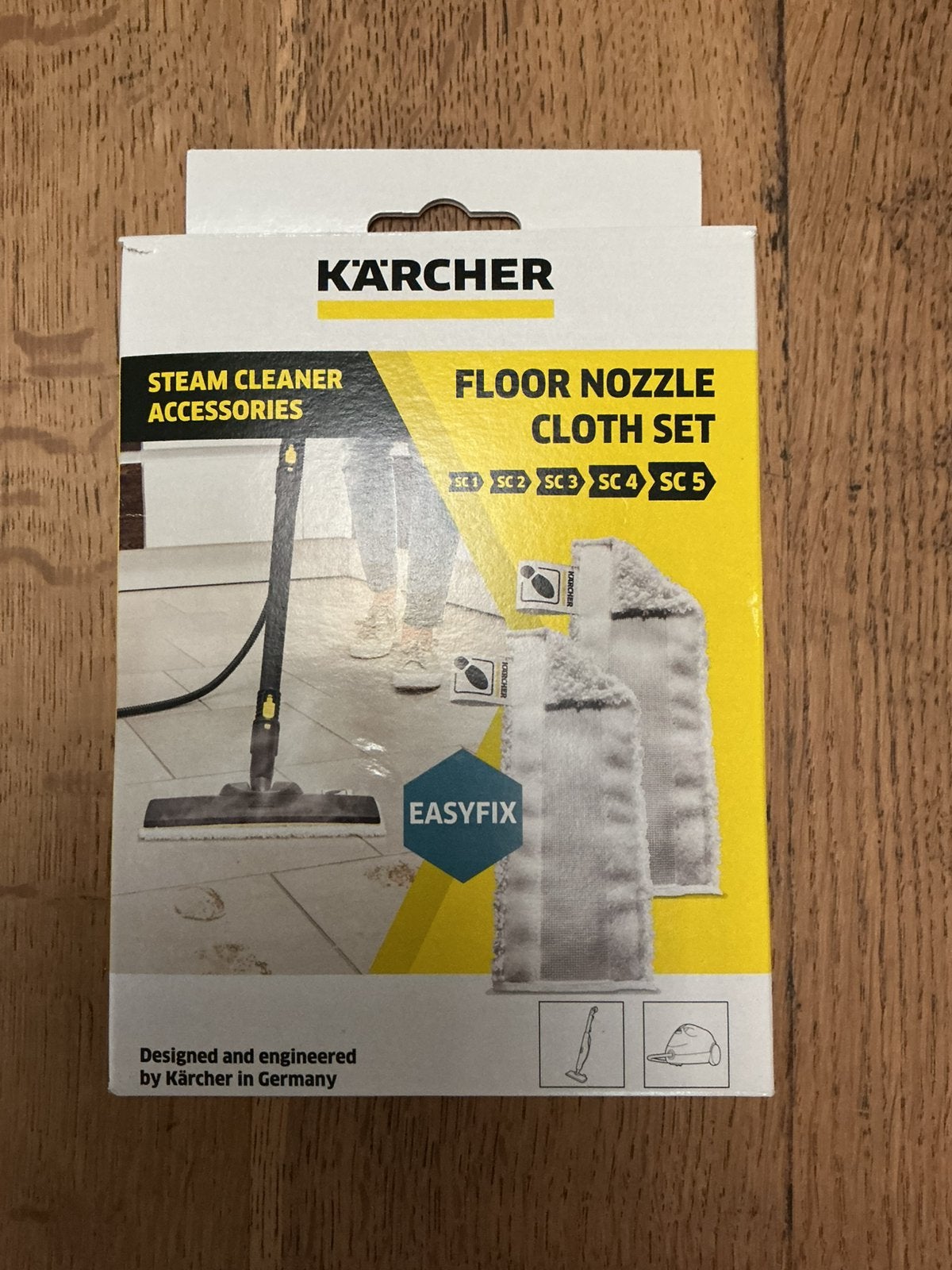 Nog 1 nieuw doekje voor de Kärcher stoomreiniger, Ophalen, Mop of Dweil