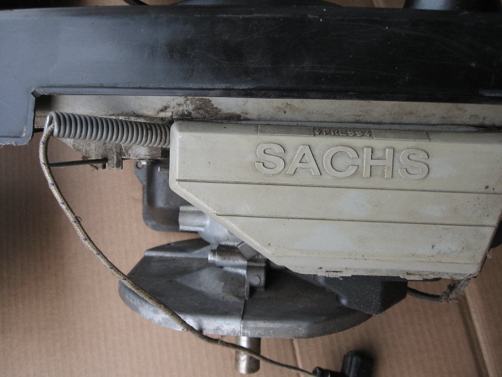 Moteur de tondeuse 2 temps, Tondeuse rotative, Tondeuses à gazon à essence, Utilisé, SACHS