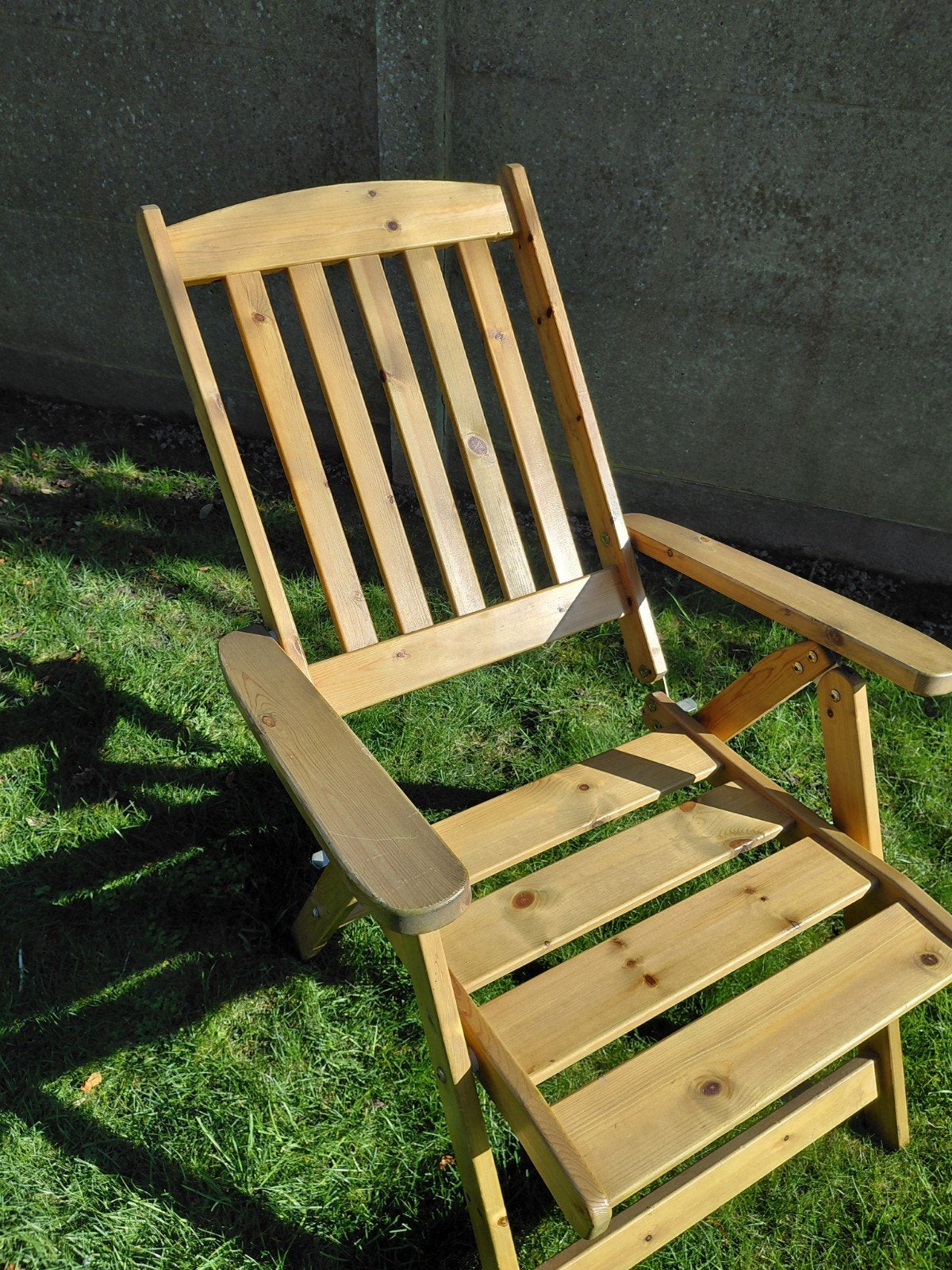 1 terras zetel met hoge rug, Tuin en Terras, Ophalen
