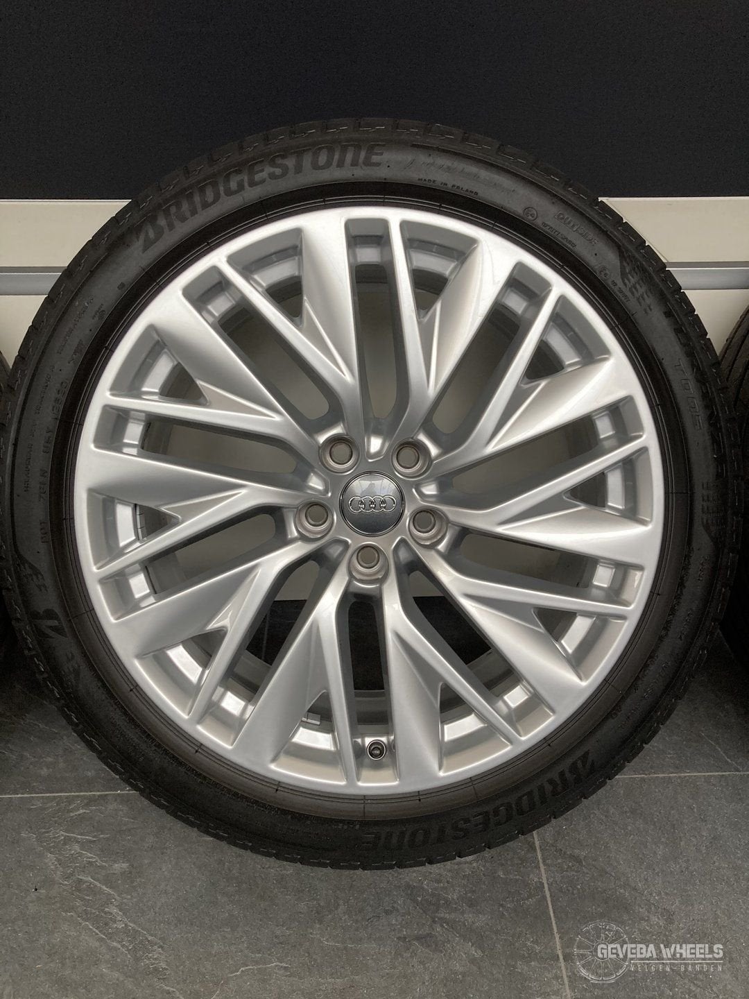 19” originele Audi A7 / S7 velgen + zomerbanden 5x112. 4K8 6, Pneus et Jantes, 245 mm, Véhicule de tourisme, Pneus été