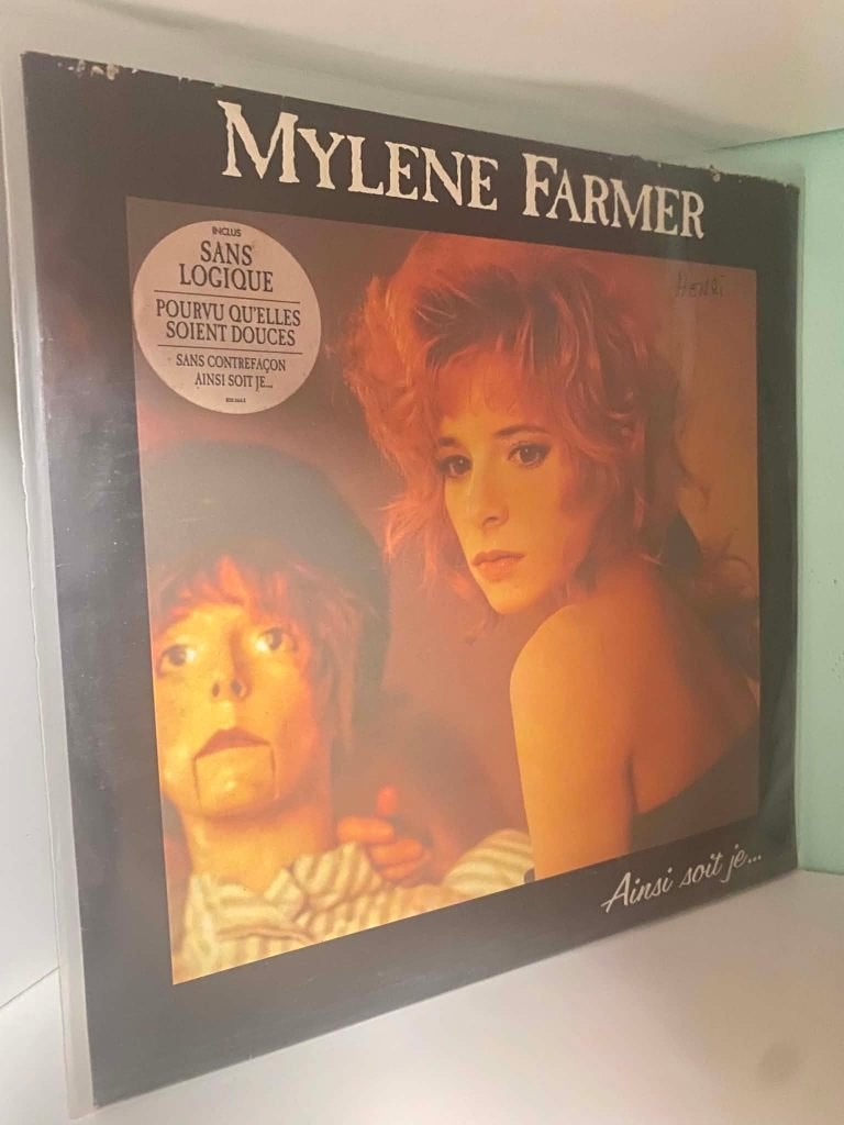 Mylene Farmer – Ainsi Soit Je... - France 1988, LP, Avec pochette intérieure, Pop, Utilisé