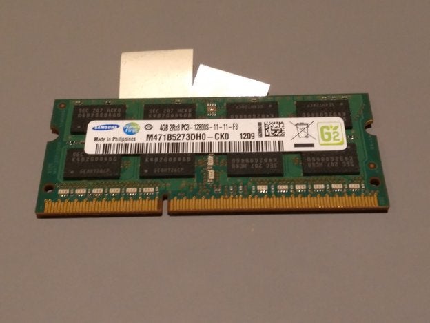 RAM Samsung 4 GB 2Rx8 PC3-12800S-11-11-F3, Computers en Software, Gebruikt, DDR3, Ophalen of Verzenden, Laptop