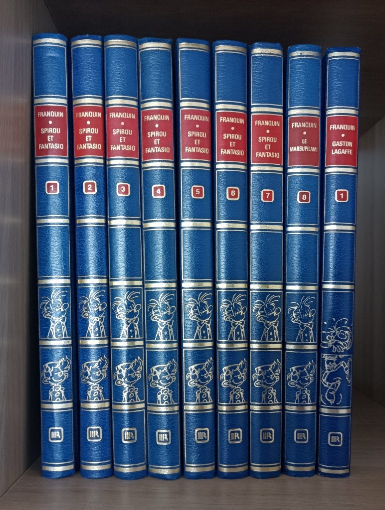 Rombaldi – Tout Franquin 1 à 9 (Spirou, Marsupilami, Gaston), Livres, Série complète ou Série, Envoi, Utilisé, Franquin