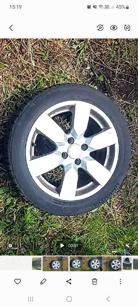 Jantes aluminium dacia, Autos : Pièces & Accessoires, Pneus & Jantes, 4 Saisons, 16 pouces, Enlèvement, Utilisé