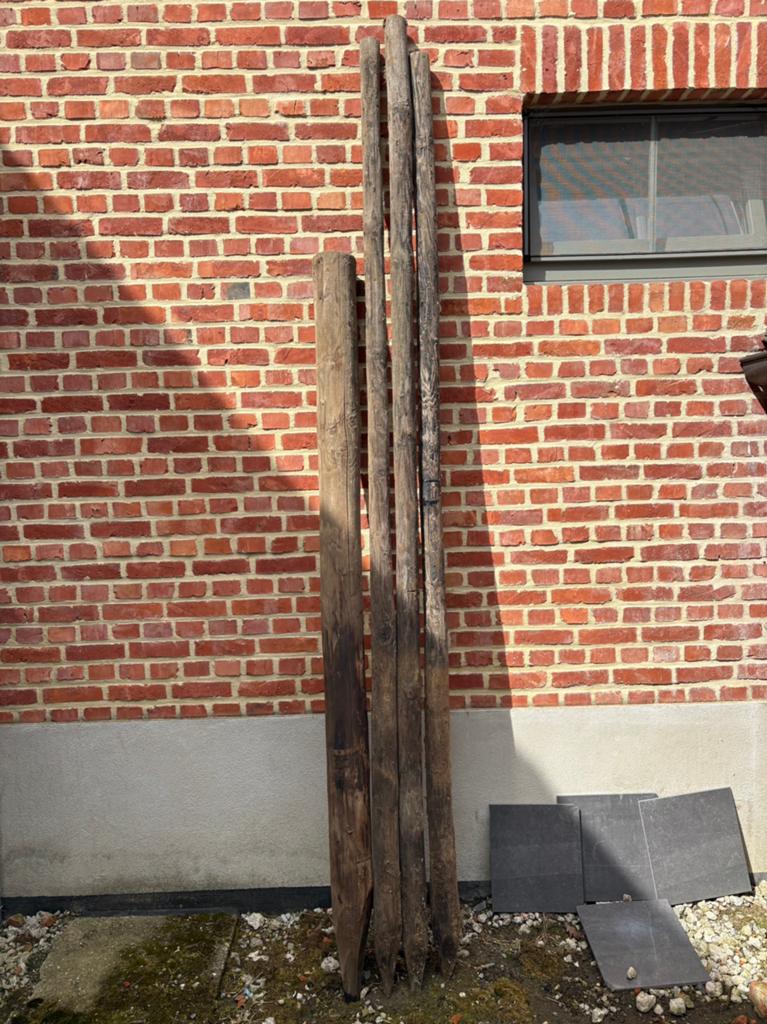 Creo weidepalen, Tuin en Terras, Ophalen, Gebruikt, Palen