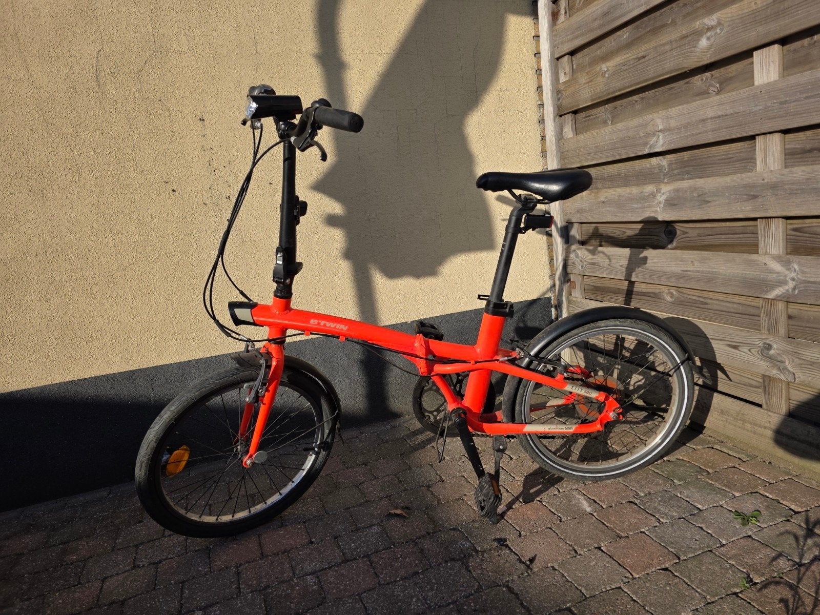 Plooifiets btwin, Ophalen
