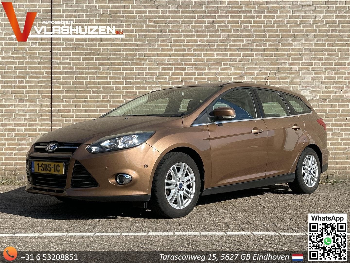 Ford Focus Wagon 1.0 EcoBoost Titanium | Climate | Cruise |, Auto's, Focus, Bedrijf, 117 g/km, Bruin