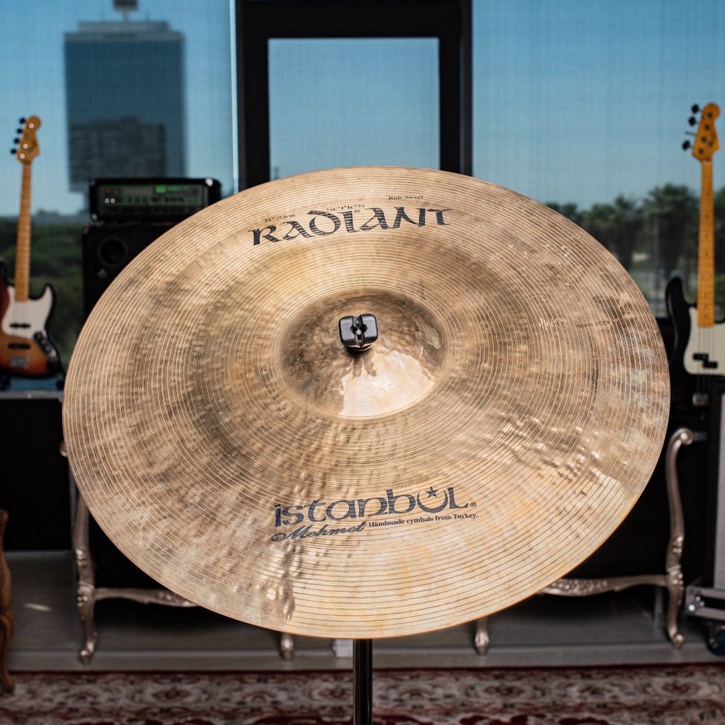 Istanbul Radiant 21 inch 21" pro ride cymbaal, Muziek en Instrumenten, Drumstellen en Slagwerk, Zo goed als nieuw, Overige merken