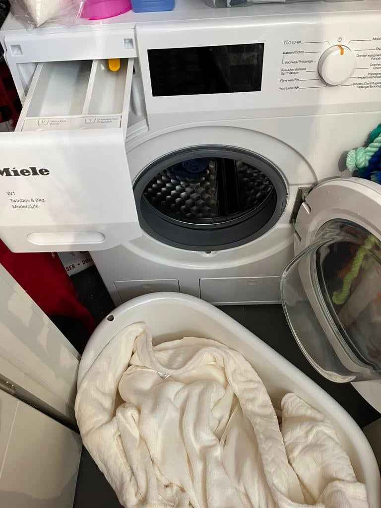 Machine a laver Miele twindos, Elektronische apparatuur, Wasmachines, Zo goed als nieuw, Ophalen