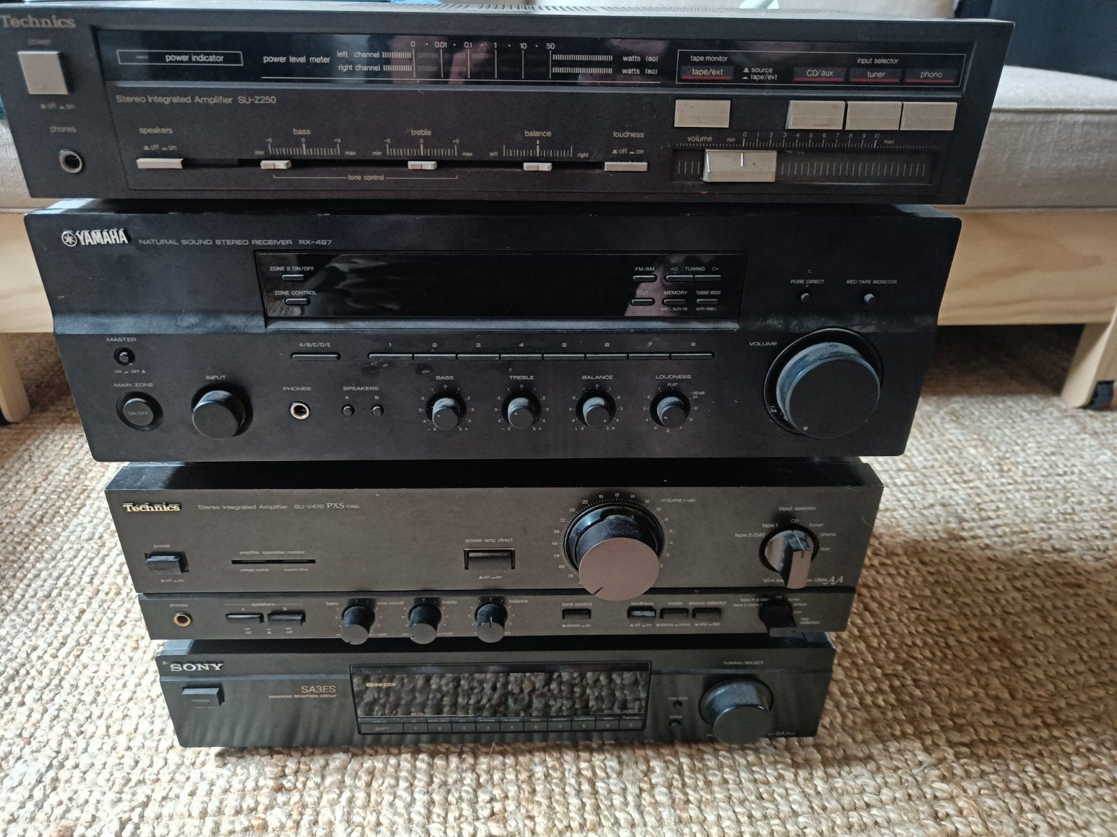 Stereo versterkers + tuner, Ophalen of Verzenden, Gebruikt, Sony