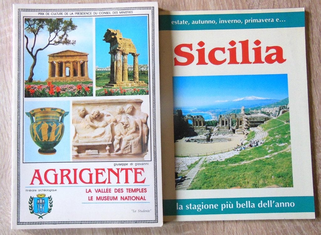 Deux livrets touristiques  Sicile temples grecs d'Agrigente, Envoi, Neuf, Europe, Guide ou Livre de voyage