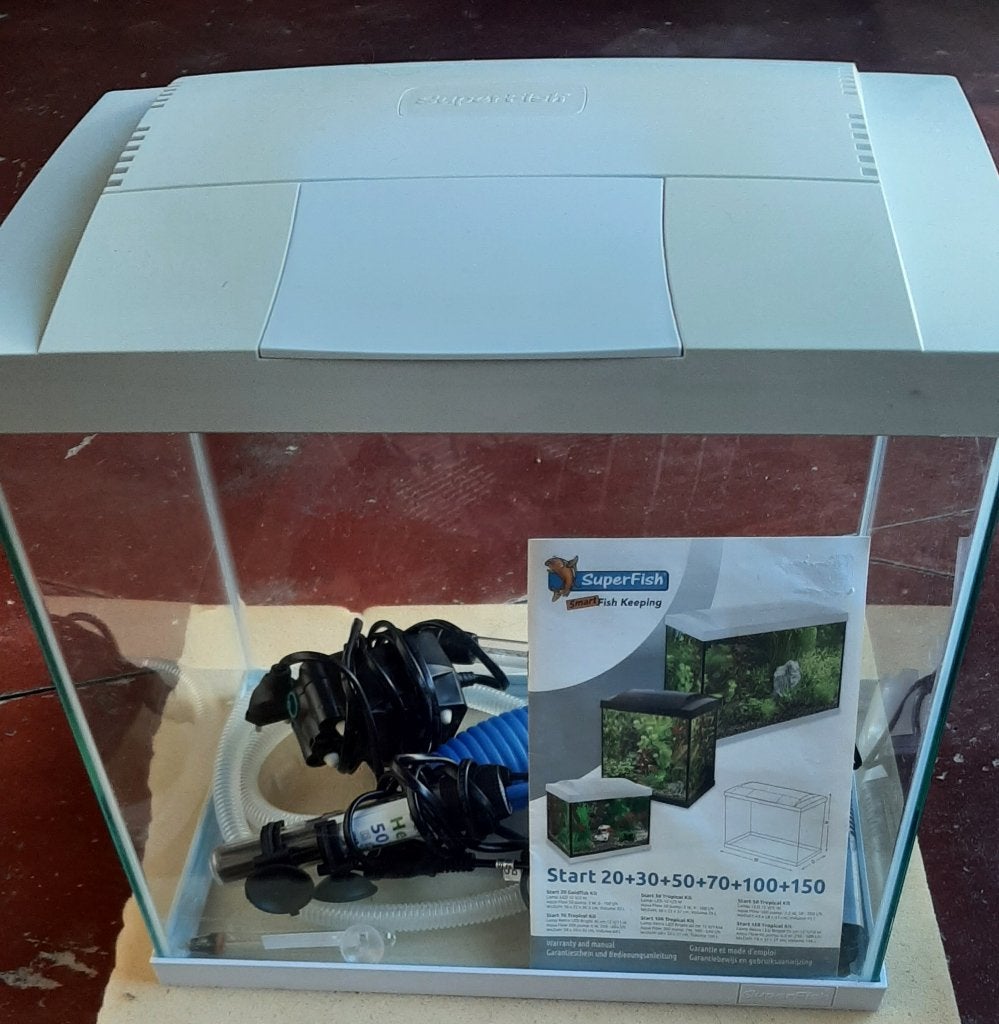 Aquarium, Dieren en Toebehoren, Ophalen, Overige typen, Inclusief deksel, Zo goed als nieuw