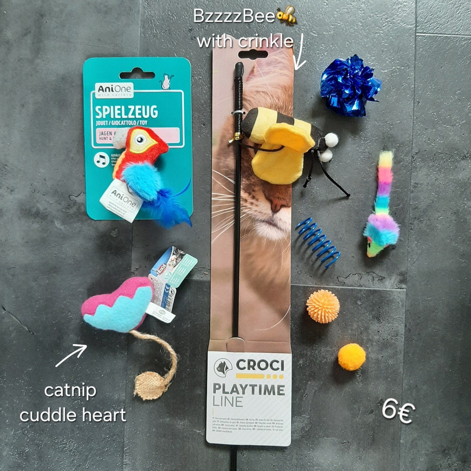 kattenspeelgoed set, Dieren en Toebehoren, Ophalen of Verzenden, Nieuw
