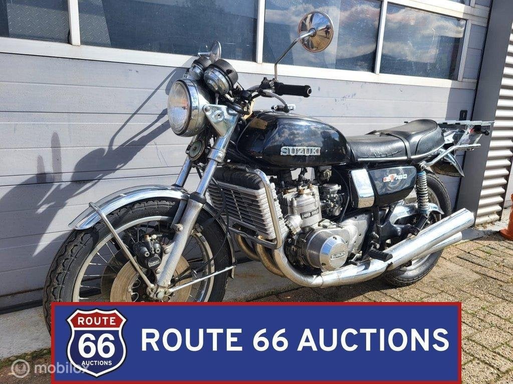 Suzuki GT750 | 1975 | Route 66 Auctions, Motoren, Gebruikt, Overig, Handgeschakeld