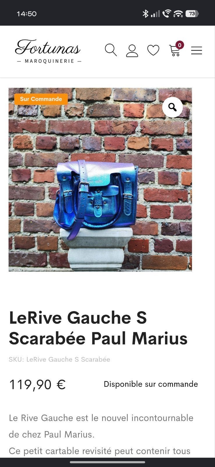 deux sacs Paul Marius, Enlèvement ou Envoi