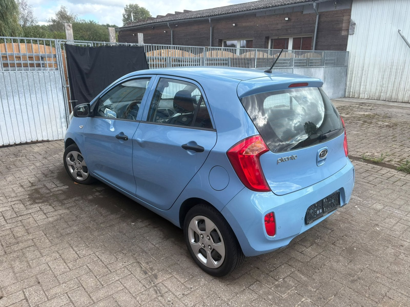 Kia picanto 1.0i goed lezen, Auto's, Euro 5, Blauw, Handgeschakeld, 5 deurs