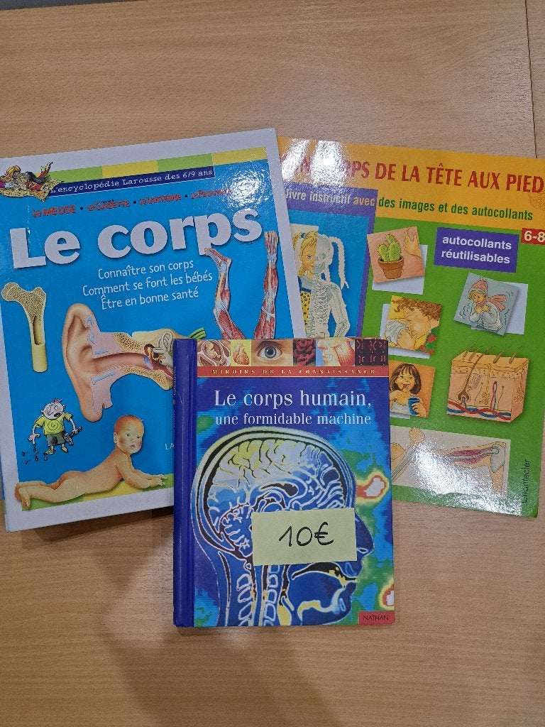 Le corps humain - Livres d'Eveil, Enlèvement ou Envoi, Comme neuf