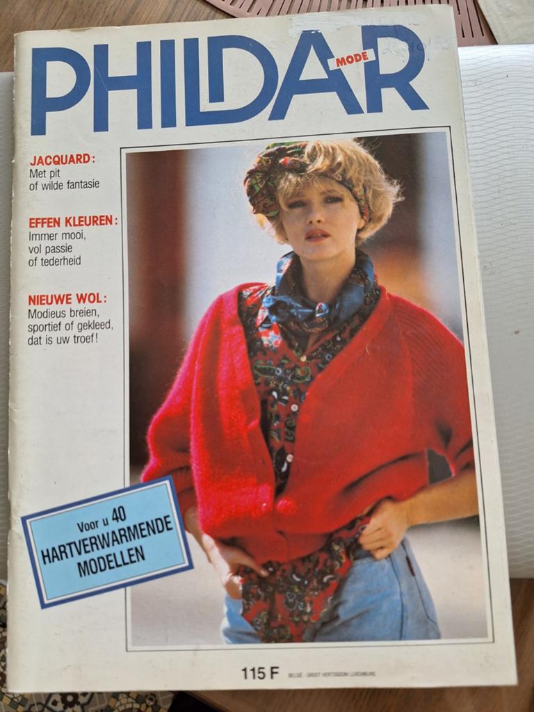 Breiboek Phildar, Ophalen of Verzenden, Zo goed als nieuw, Breien of Haken