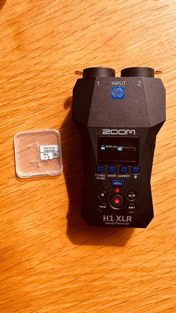 ZOOM H1 XLR portabel recorder en Studio Kabels, Muziek en Instrumenten, Kabels en Stekkers, Ophalen, Gebruikt