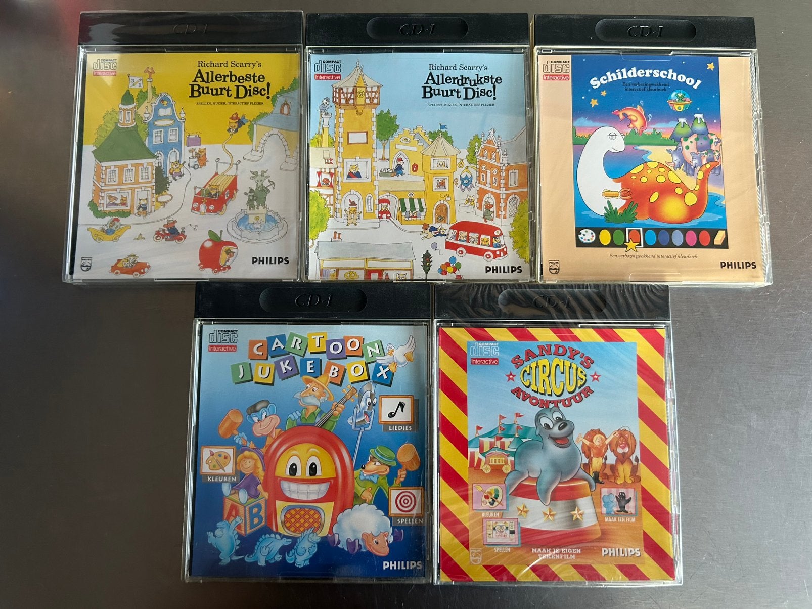 5x Philips CD-i retro spellen (oa.Richard Scarry, Jukebox)”., Ophalen of Verzenden, Nieuw, Platform