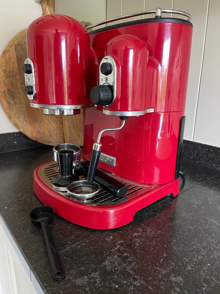 Espressomachine, Electroménager, Café moulu, Machine à espresso, Réservoir d'eau amovible, Comme neuf